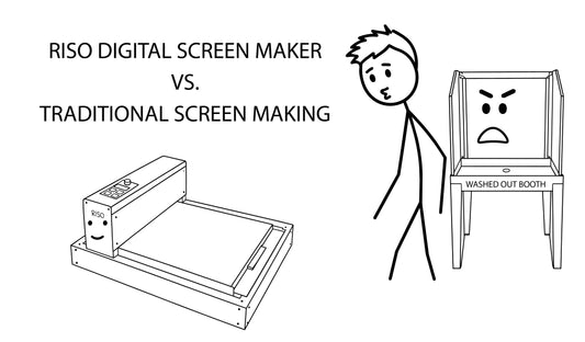 RISO Digital Screen Maker vs. Traditional Screen Making