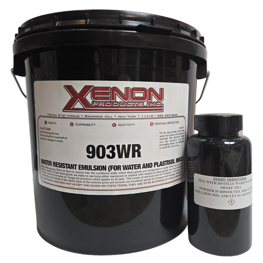 903 Water Resistant Diazo Mix screen printing emulsion, gallon set