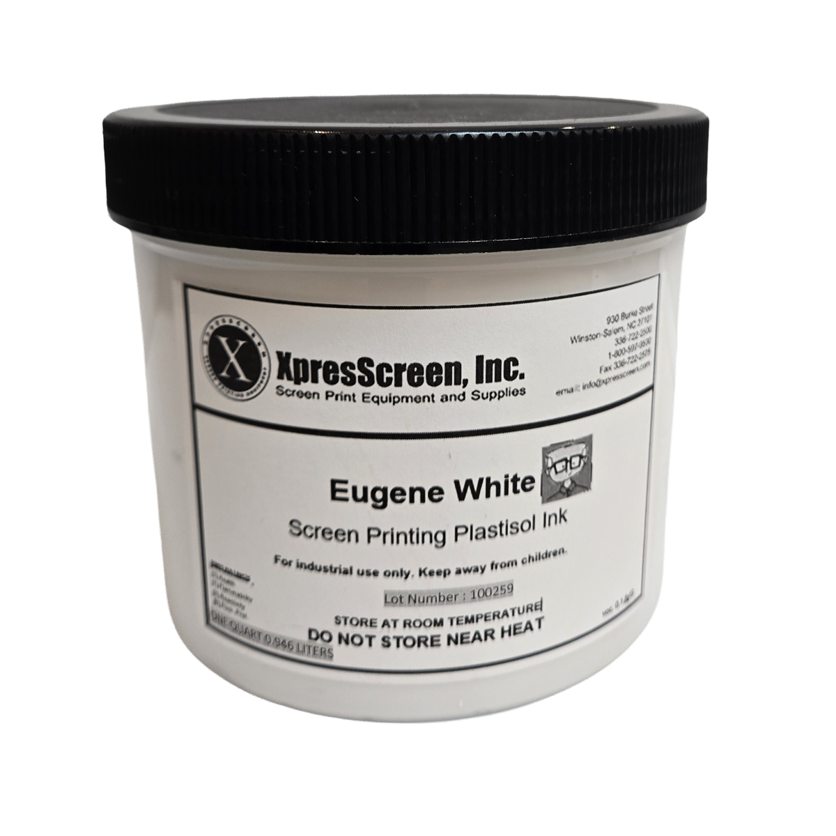 Eugene White Plastisol Ink