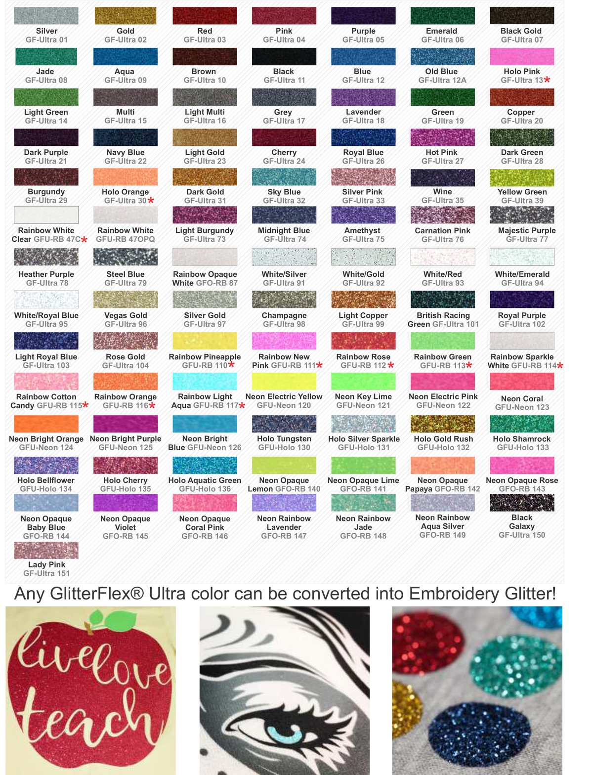 GlitterFlex ULTRA Vinyl