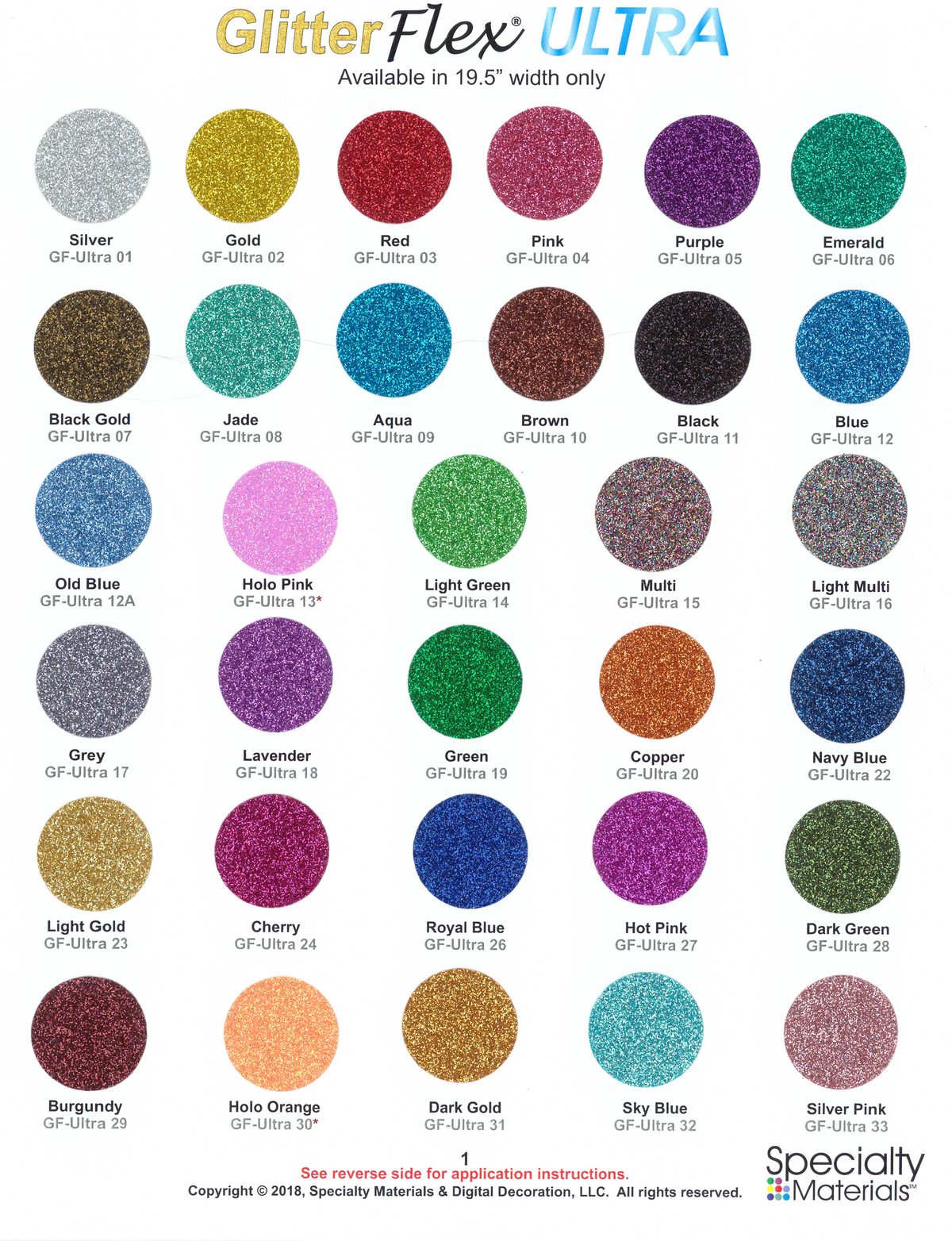 GlitterFlex ULTRA Vinyl
