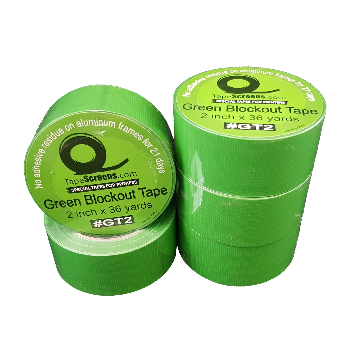 Green Blockout Tape 2 Inch x 36 Yard Single Roll