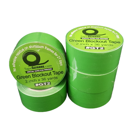 Green Blockout Tape 2 Inch x 36 Yard Single Roll