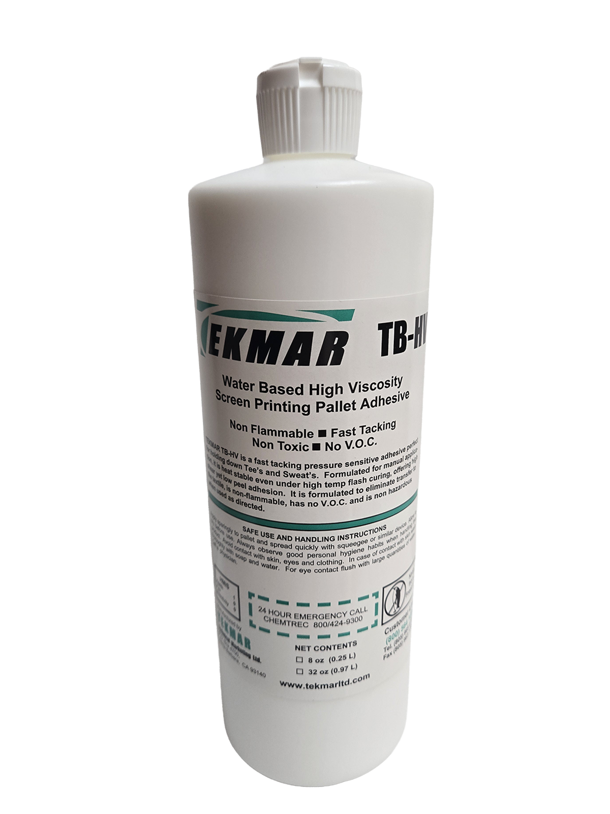 TEKMAR TB-10 Water Based Screen Printing Adhesive