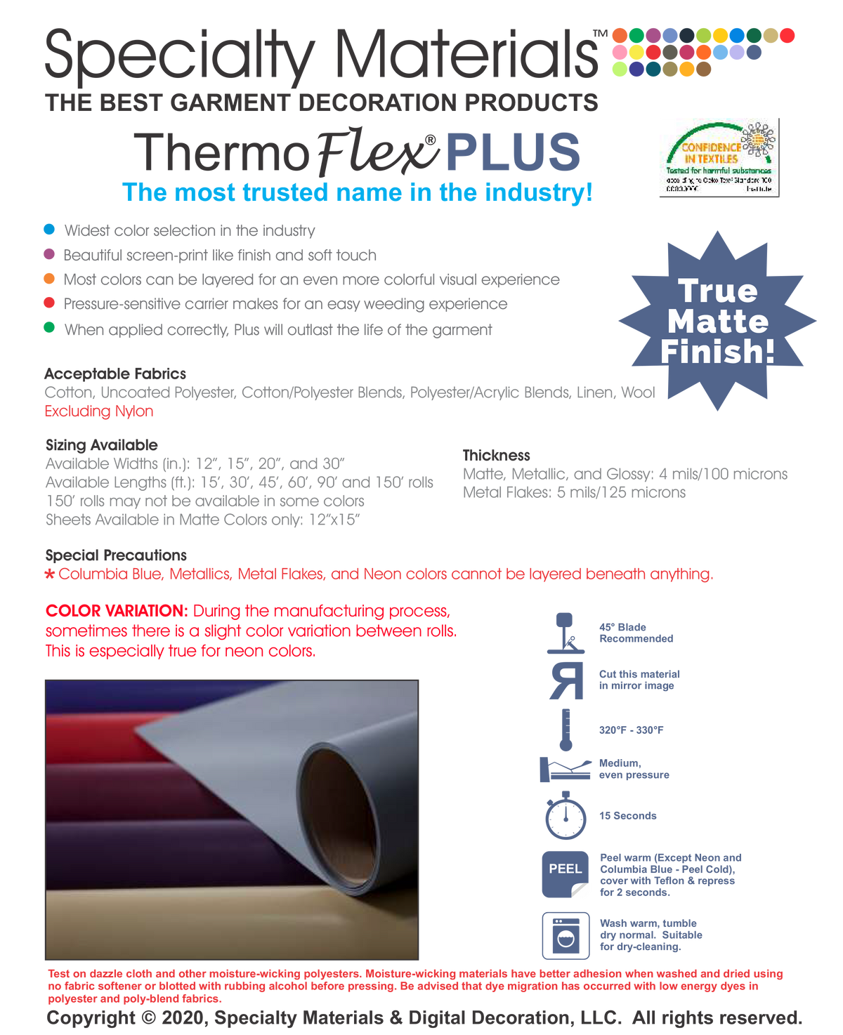 ThermoFlex Plus Heat Transfer Vinyl