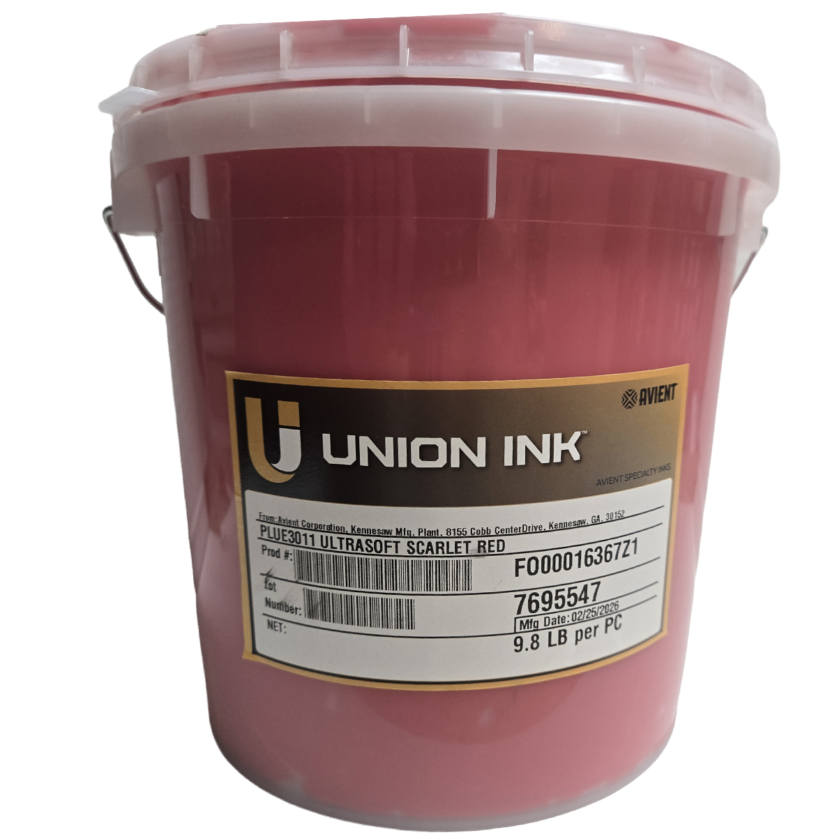 Union Ink Avient Ultrasoft plastisol ink, gallon