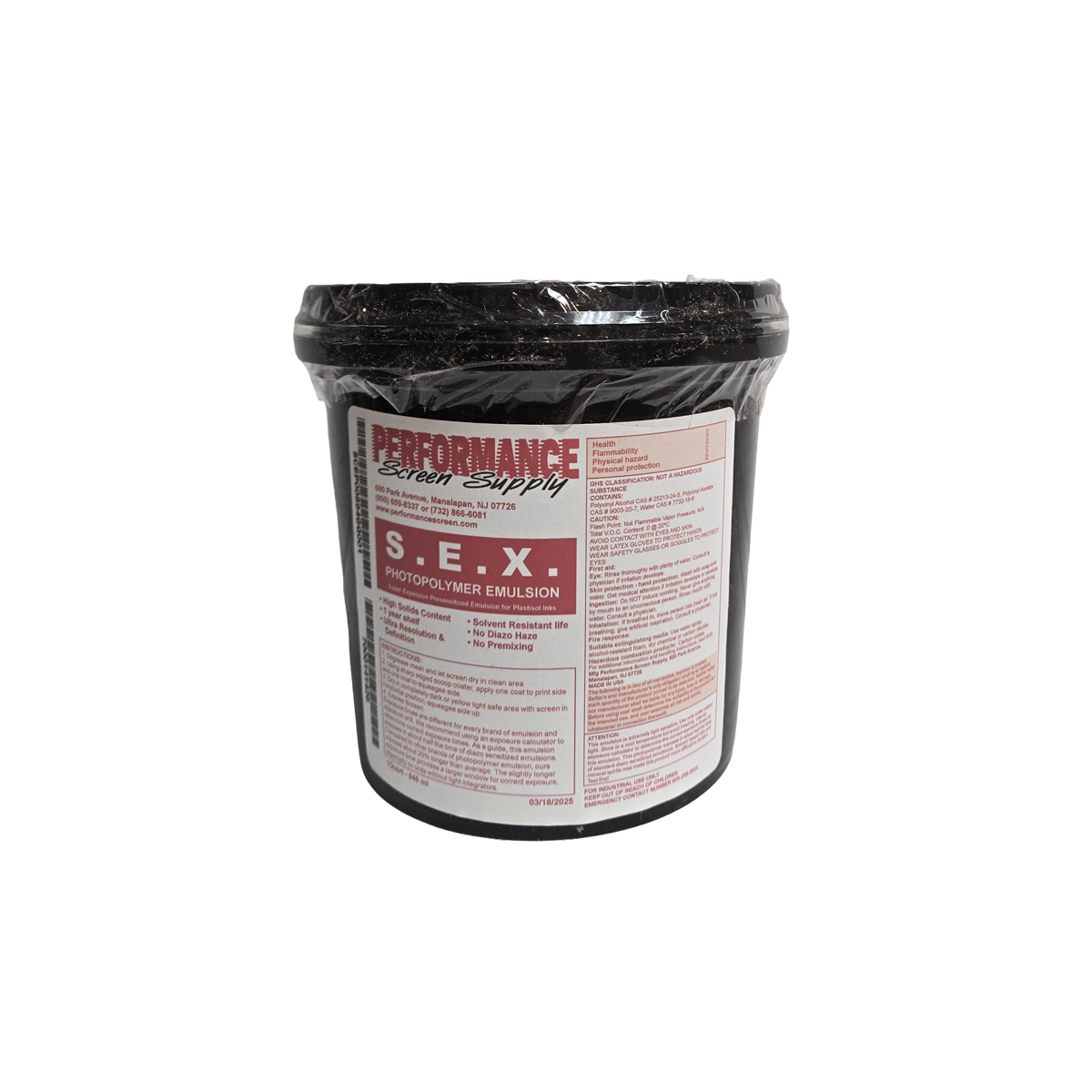 S.E.X. (Super Exposing Presensitized Emulsion)