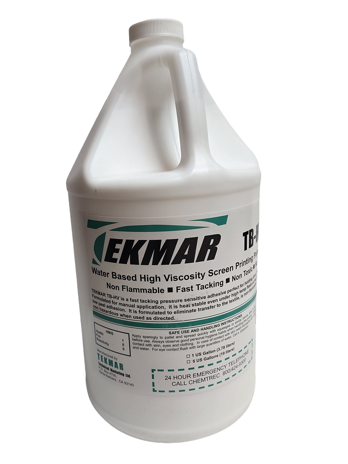 TEKMAR TB-10 Water Based Screen Printing Adhesive