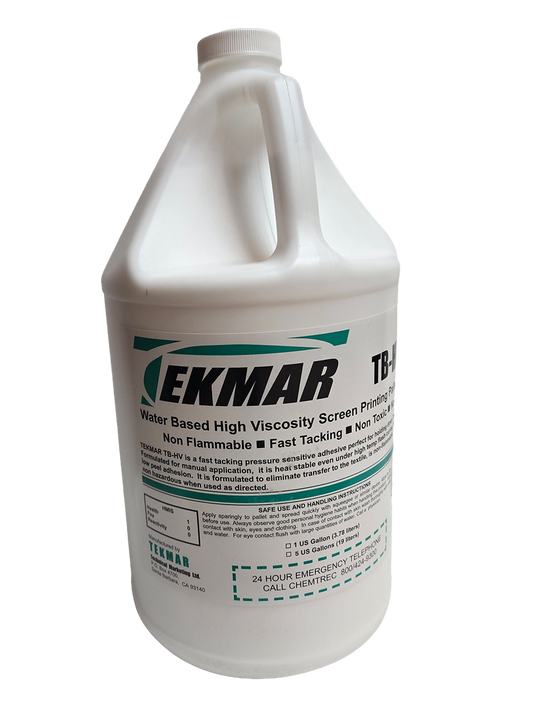 TEKMAR TB-10 Water Based Screen Printing Adhesive